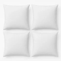 EXKLUSIV HEIMTEXTIL Füllkissen 40 x 40 cm (4 Stück)