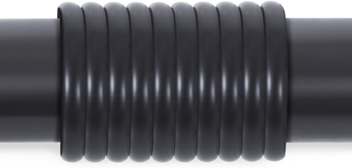 Alphacool EPDM Tube 13/10 - Schwarz 3,3m (10ft) Retailbox