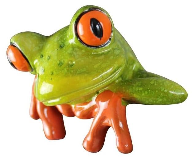 Solidchoice - Grappig Resin Kikker Ornament voor Bureau Decoratie