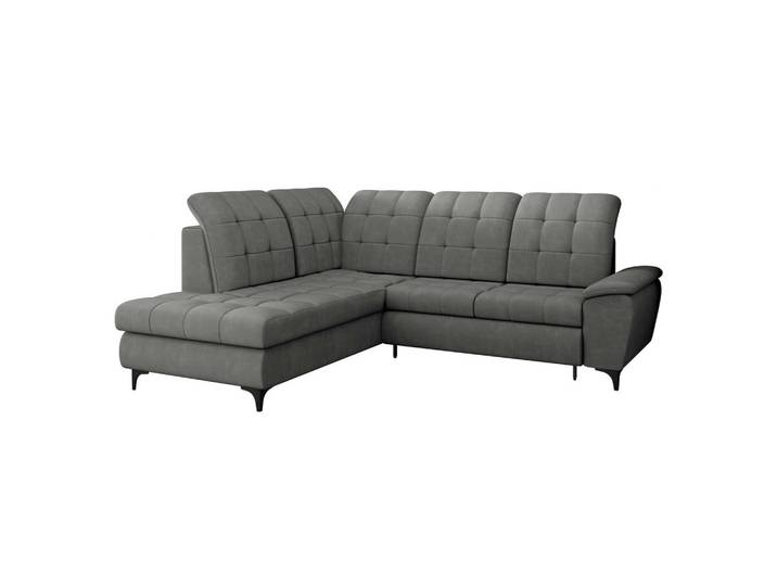 Mirjan24 Ecksofa Forest, Seite: Links, Grau, L-Form,L-Form, 271x212 cm, Wohnzimmer, Sofas & Couches, Wohnlandschaften, Ecksofas