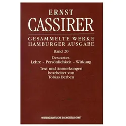 Cassirer: Gesammelte Werke Bd.20, Fachbücher von Ernst Cassirer