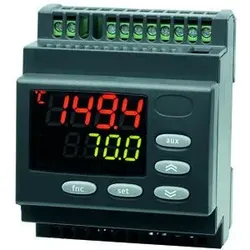 Eberle E4D12A00BD710 Temperaturregler digital für Tragschienenmontage, -200..1600C/F, AC95-240V, für Thermoelemente TDR 4020-155
