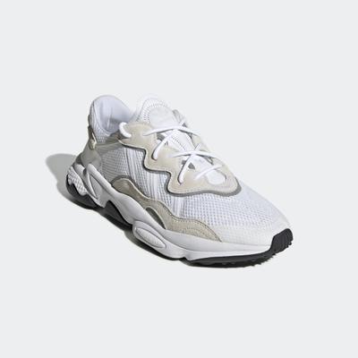 Sneaker ADIDAS ORIGINALS "OZWEEGO" Gr. 40, schwarz-weiß (cloud weiß, ftwr weiß, core schwarz), Schuhe, Herren, 40, Textil, Leder, Textil, Sneaker