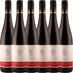 Württembergische WZG Winzer vom Weinsberger Tal "Rebsortenlinie" Lemberger Qualitätswein trocken 0,75L 6er Karton