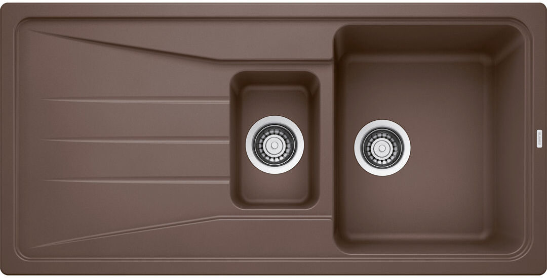 Blanco Sona 1.5 Bowl Inset Kitchen Sink Coffee 615mm L