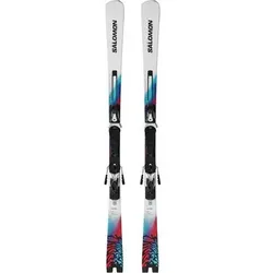 SALOMON Herren All-Mountain Ski E ADDIKT + MI12 GW F80 Wh, Größe 170 in Blau Blau