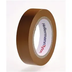 HellermannTyton PVC Isolierband braun Flex 15-BR15x10m