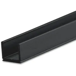 ISOLED LED Aufbauprofil SURF6, Aluminium, 200cm, Schwarz RAL 9005 ISO-114785