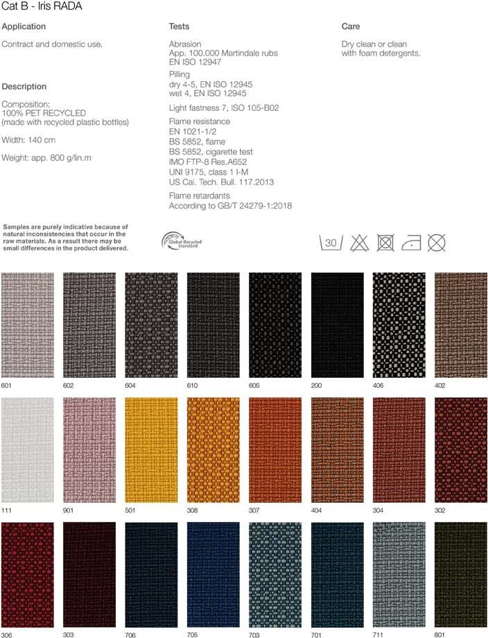 Lapalma Kipu Outdoor Hocker (48 x 48 x 45cm, Stoff Iris Rada Outdoor (Wunschfarb... 48 x 48 x 45cm   Stoff Iris Rada Outdoor (Wunschfarbe im Bemerkungsfeld angeben)