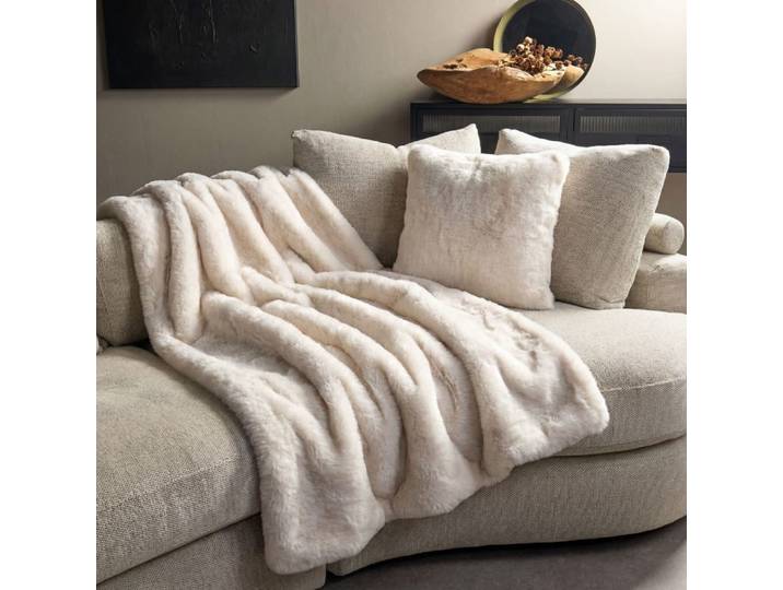 Plaid blanche 140x180 cm