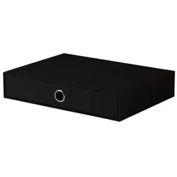 Schubladenbox Soho, A4, schwarz