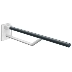Hewi Duo Stützklappgriff 950.50.1319192 mobil, Ausladung 850, Abdeckung signalweiß, anthrazitgrau