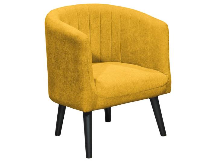 Livetastic Cocktailsessel, Gelb, Holz, 61x82x58 cm, Wohnzimmer, Sessel, Cocktailsessel