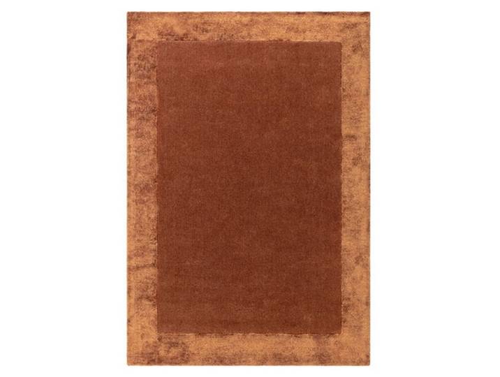 Tapis moderne en laine fait main orange 120x170 cm