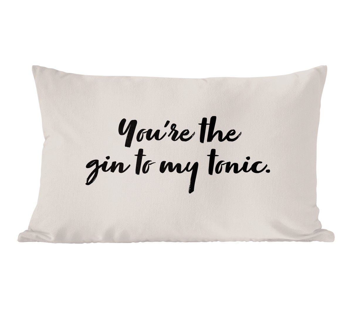 PillowMonkey Sierenkussen You're the gin to my tonic - 50 x 30 cm