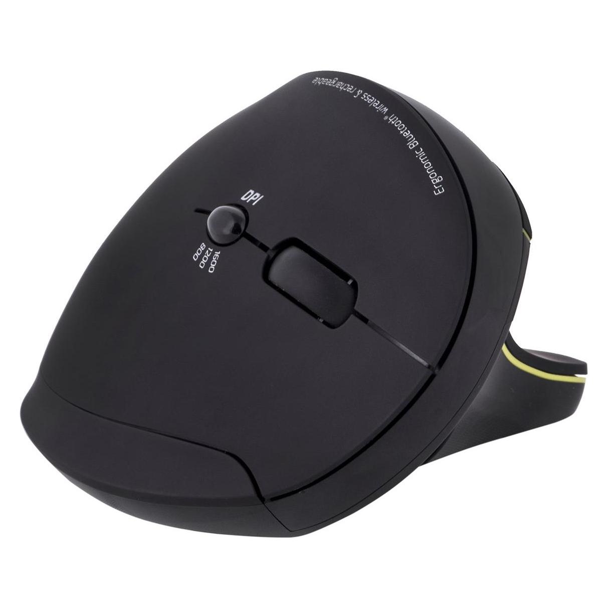 Port Designs Mouse Ergonomic Rechargeable Bluetooth Right Handed (Kabellos) (900706-BT)