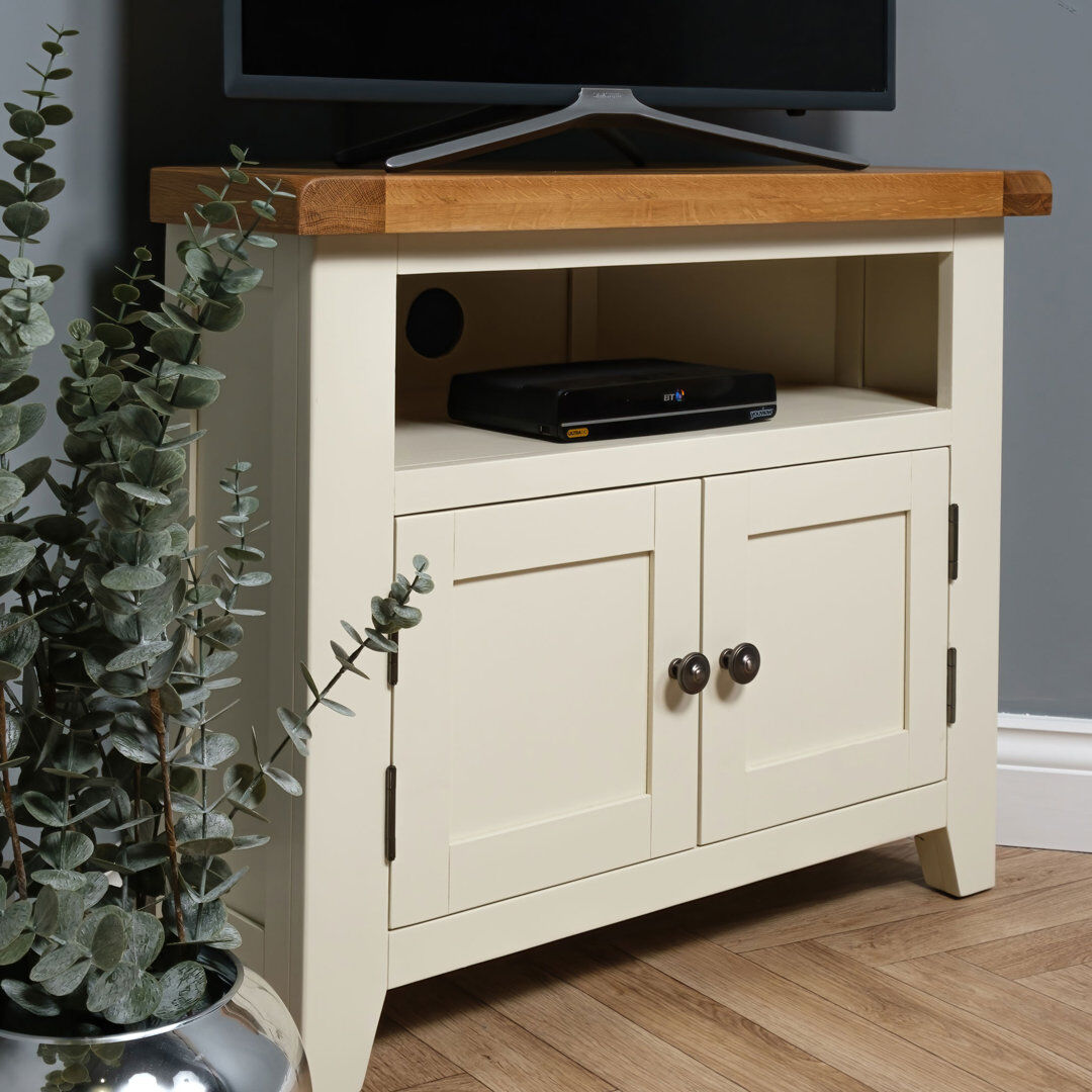 ClassicLiving Hannam TV Stand for TVs up to 40" Cream/Brown 40"