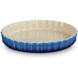 Le Creuset TARTE-FORM 28 CM AZURE, Backform, Blau