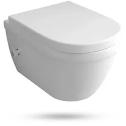 Alpenberger Toilette mit Bidet Einhebelarmatur inkl. WC-Sitz Soft-Close Nanobeschichtung
