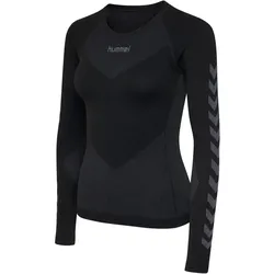 hummel First Seamless langarm Funktionsshirt Damen black XS/S