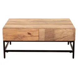 Couchtisch Gita 90x40x60 aus Mango-Massivholz