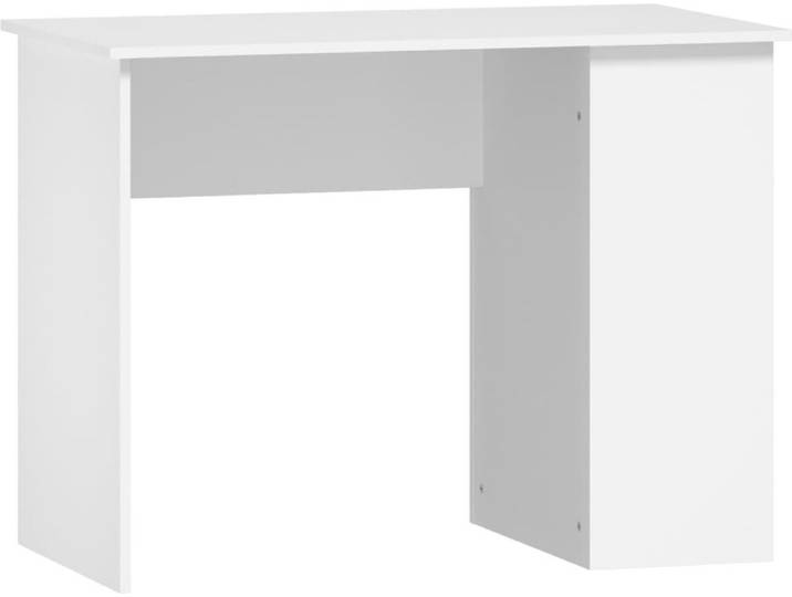vidaXL Bureau blanc 100x55x75 cm bois composite