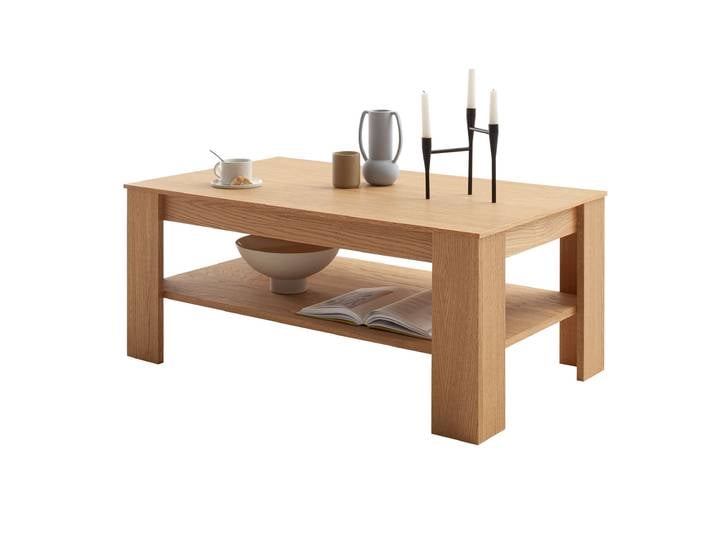 Couchtisch Eiche 115 x 65 cm - Wohnzimmertisch - ARAYA