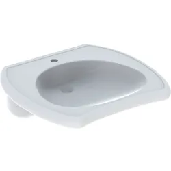 Geberit Vitalis Waschtisch, barrierefrei, 65x60cm mit Hahnloch, ohne Überlauf., weiss, 501540011 501540011