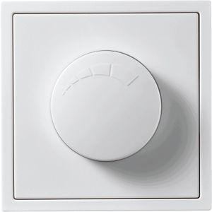McPower Dimmer 1535495, Shallow weiß, Unterputz, für LED-Lampen, Drehdimmer