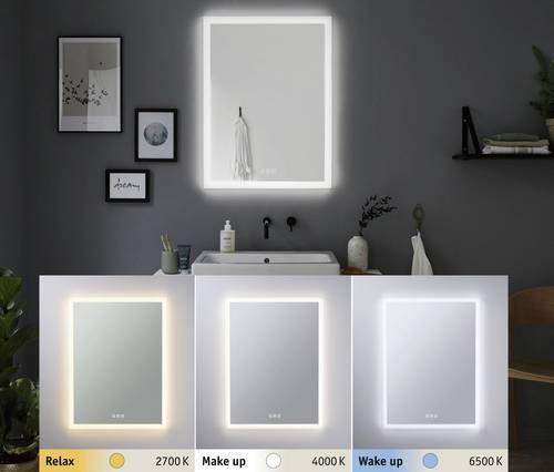 Paulmann HomeSpa Mirra 78951 LED-Spiegelleuchte Warmweiß Weiß