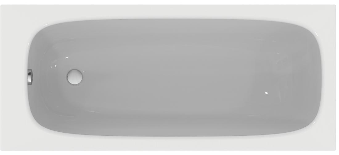 Badewanne I.life 170x80, komfortabel und stilvoll, rechteckig, geräumig - Ideal Standard