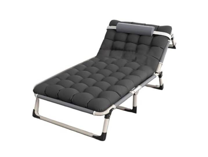 Xumh2024-3 Klappbett Kleines Bett im Freien, begleitender Lounge-Sessel, Büro, Nickerchen for eine Person, einfaches Zusammenklappen(Klein)