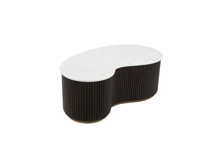 Marmor Design Couchtisch Set „Mayfield“ 2-teilig Braun Richmond Interiors