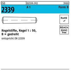 Sandisk, Zubehör Befestigungstechnik, ISO 2339 Kegelstifte 1.4305 B 10 x 90 rostfreiei A 1 S