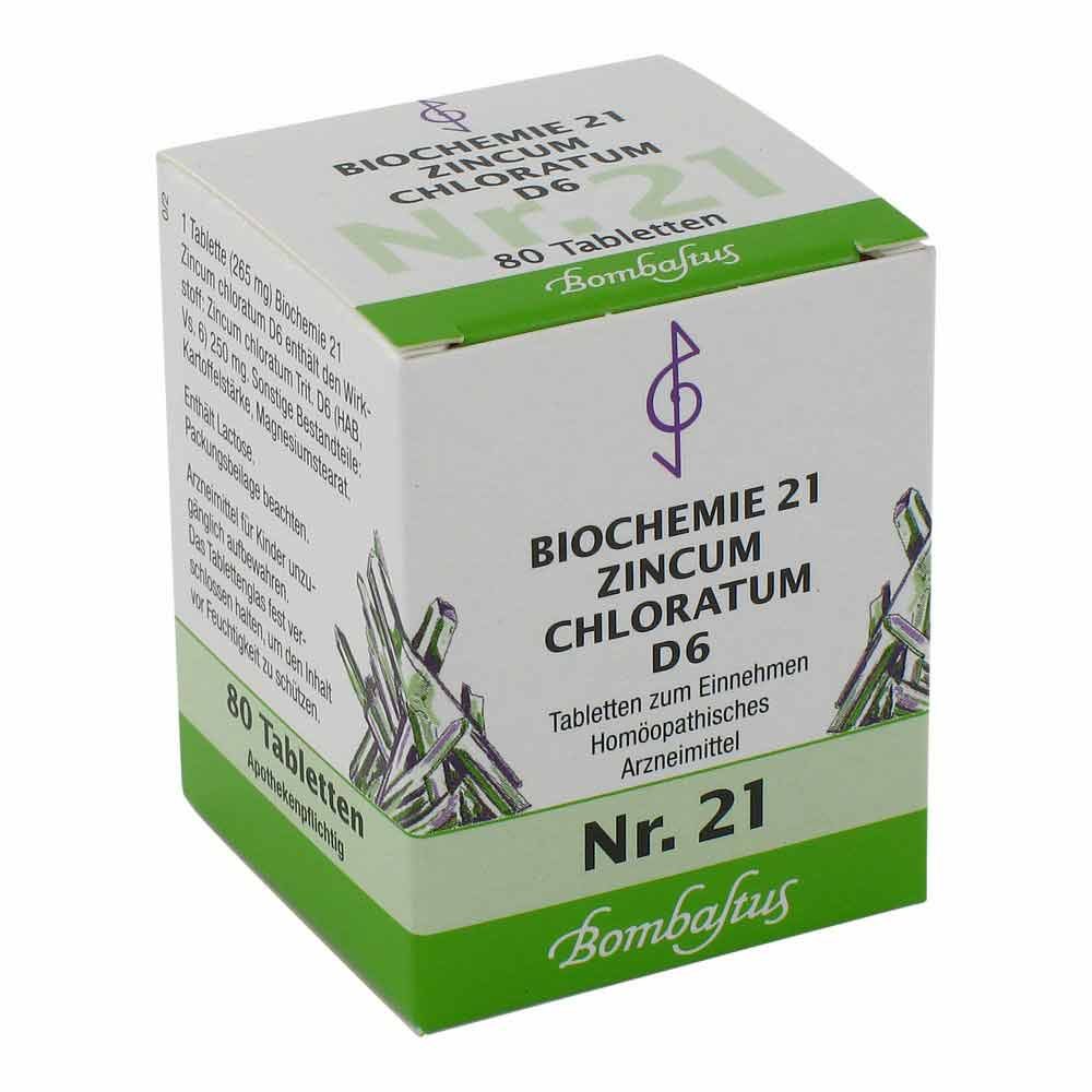 Bombastus-Werke AG Biochemie 21 Zincum chloratum D6 Tabletten 04325176