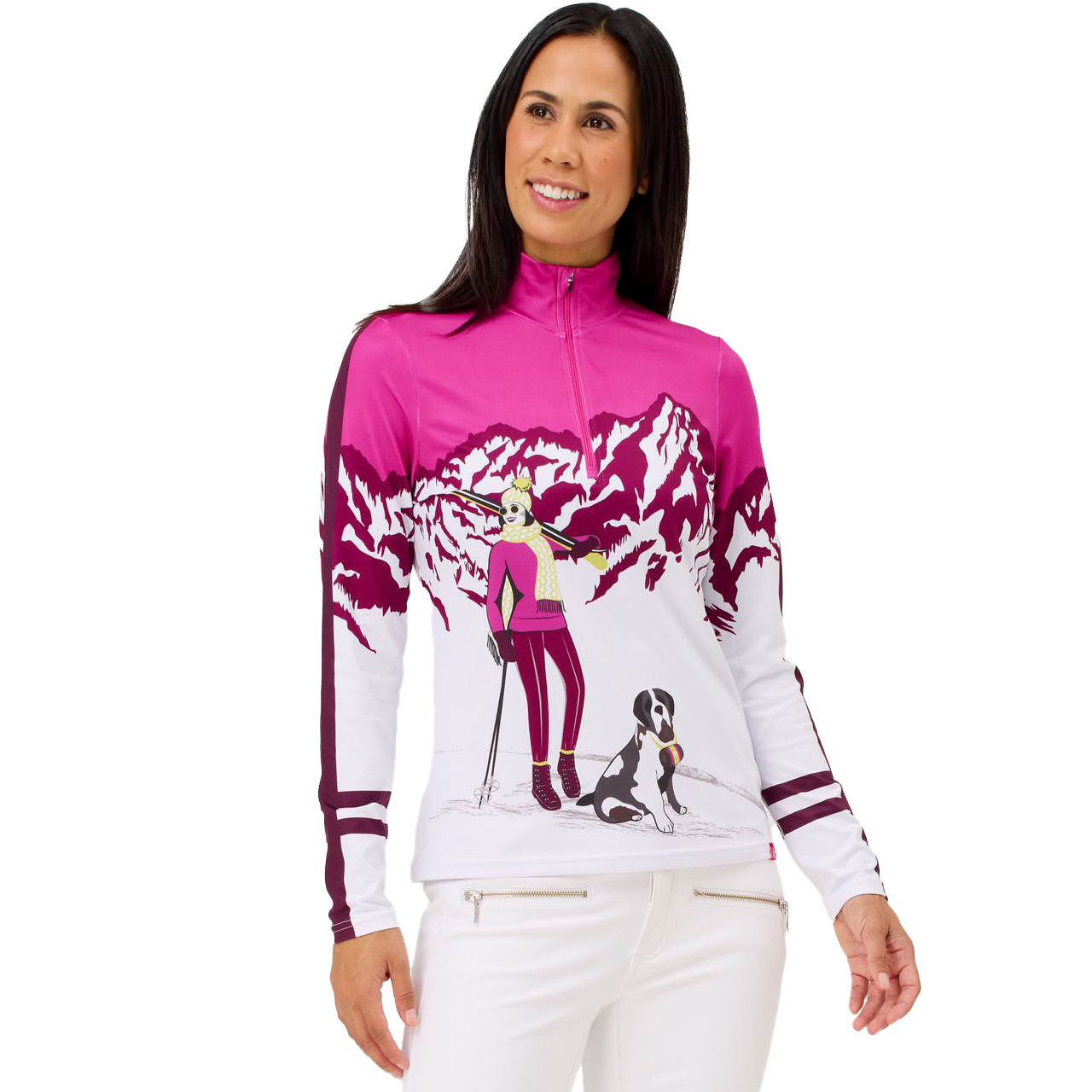 Krimson Klover Damen Skishirt BERNIE magenta - S