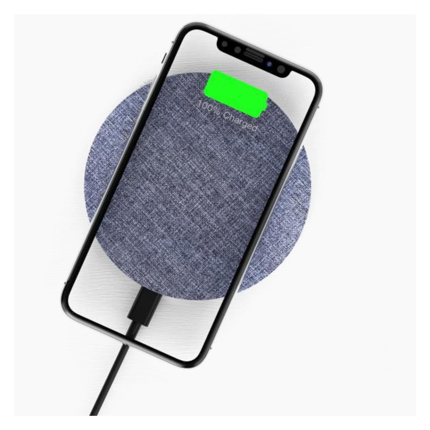 Devia UFO series ultra-thin wireless charger (15W) white (15 W) (6938595330872)