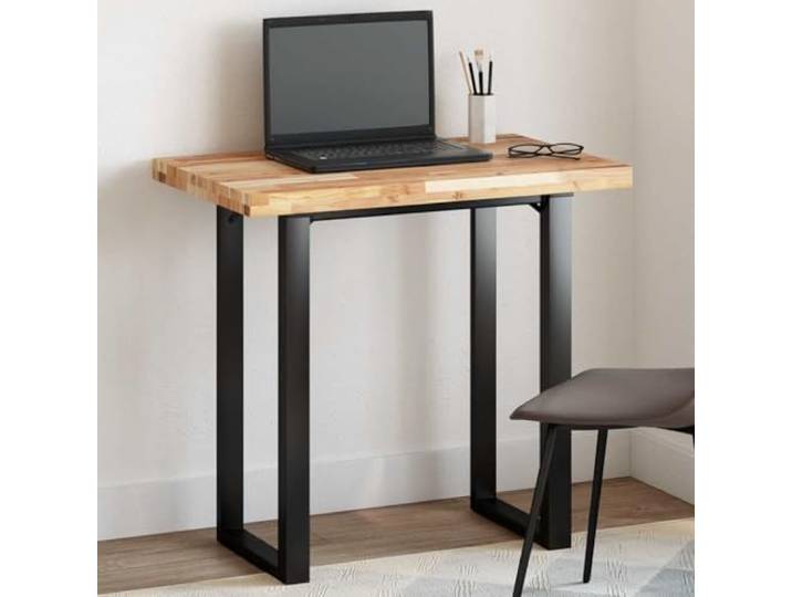 PHGTYUK Tischplatte Rechteckig 60x50x4 cm Massivholz Akazie Unbehandelt, Vielseitig für Esstisch, Bistrotisch, Couchtisch, Pflegeleicht