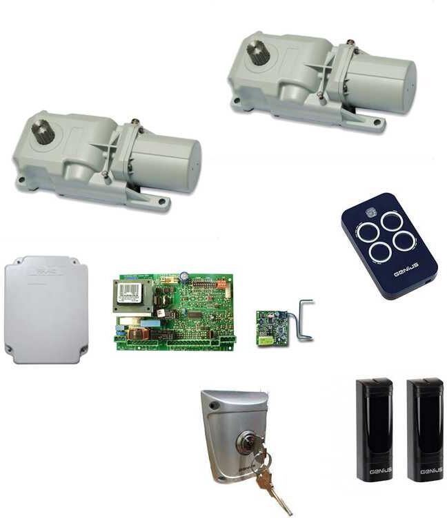 Genius Kit Automazione Cancello Battente Motore Interrato Roller  230v 3,5mt
