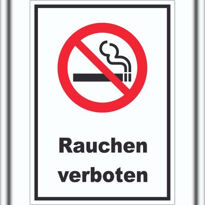 HB-Druck Rauchen verboten Aufkleber A2 (420x594mm)