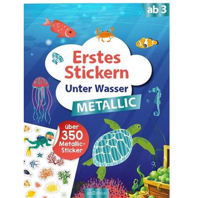 Erstes Stickern Metallic – Unter Wasser