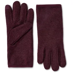 Tchibo - Strickfleece-Handschuhe - Unisex - Gr. 7,5 - bordeaux