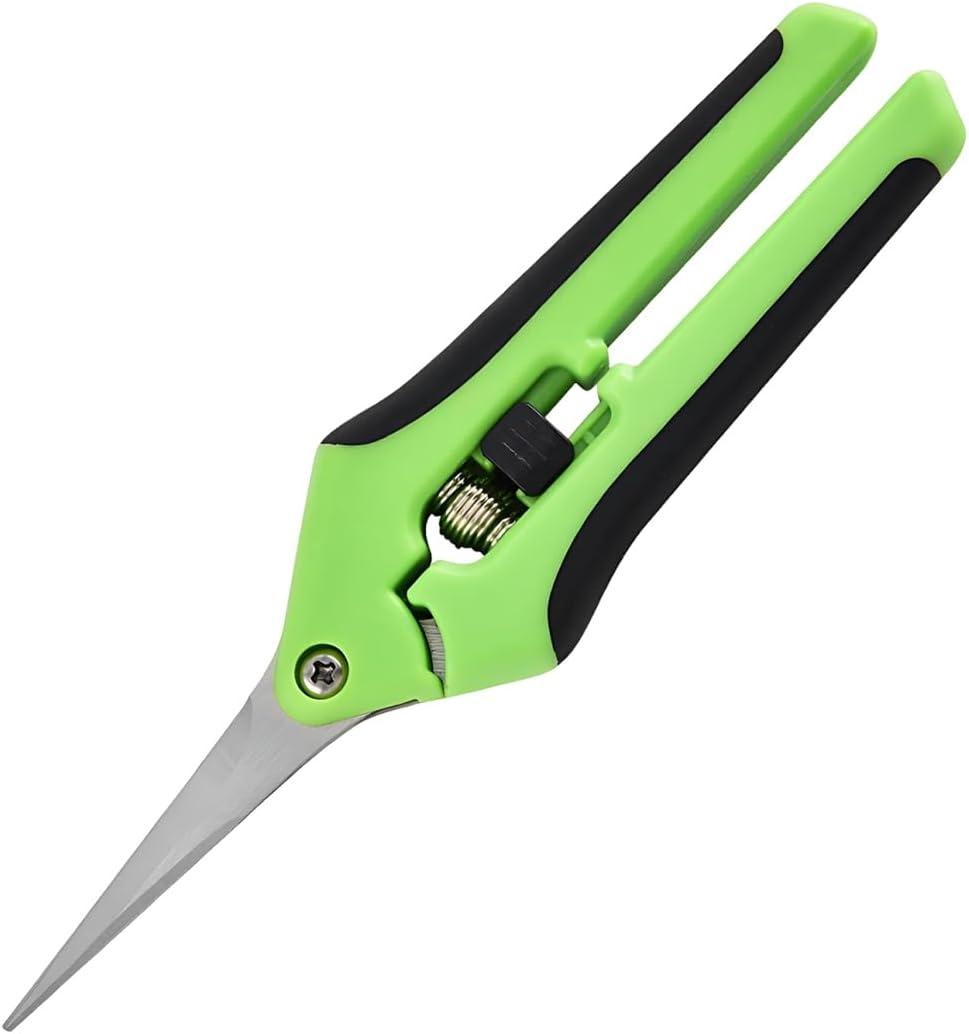 oCreon Snoeischaar met gebogen titanium gecoate messen voor planten, rozen en bonsai