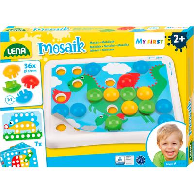 Kreativset LENA "My First Mosaik Tiere", bunt, Kreativsets, Kinder, Kunststoff, Made in Europe
