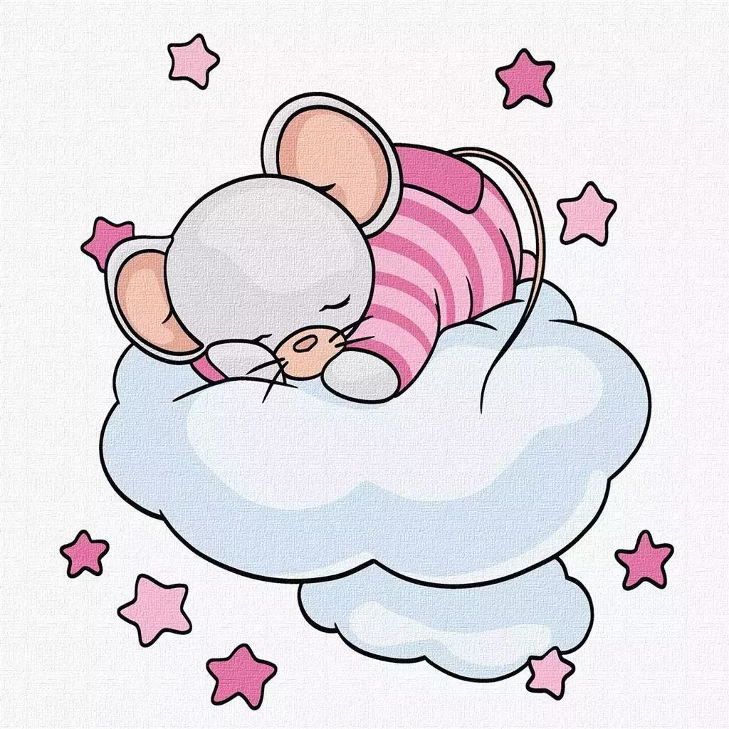 Ideyka Schilderen op nummer - Reis in de wolken - Kids