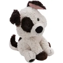 NICI Kuscheltier Hund 20cm - weiß|schwarz
