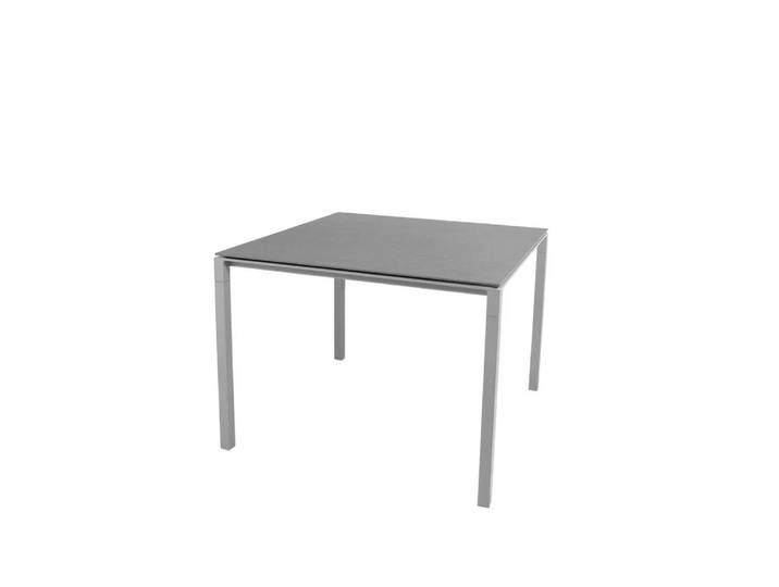 Cane-line Pure Esstisch Basalt Grau-Hellgrau 100x100 cm