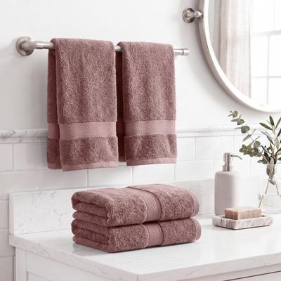 Superior 100% Egyptian Cotton Hand Towel Set of 4, 800 GSM Plush Heavyweight Towels