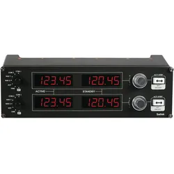 Logitech G Saitek Pro Flight Radio Panel (PC), Gaming Controller, Schwarz