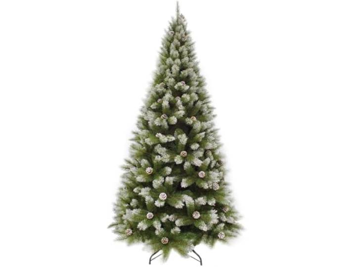 Triumph Tree Pittsburgh Sapin de Noël Artificiel avec Pommes de pin - Christmas Tree H155 x Ø84 cm - Vert givré